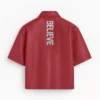 Believer Snap Maroon Shirt Back