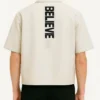 Believer Snap White Shirt Back Look