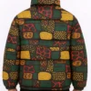 Ethnic Boho Puffer Jacket Backs
