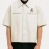 Believer Oversized Snap White Shirts