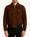 Caden Brown Suede Jacket
