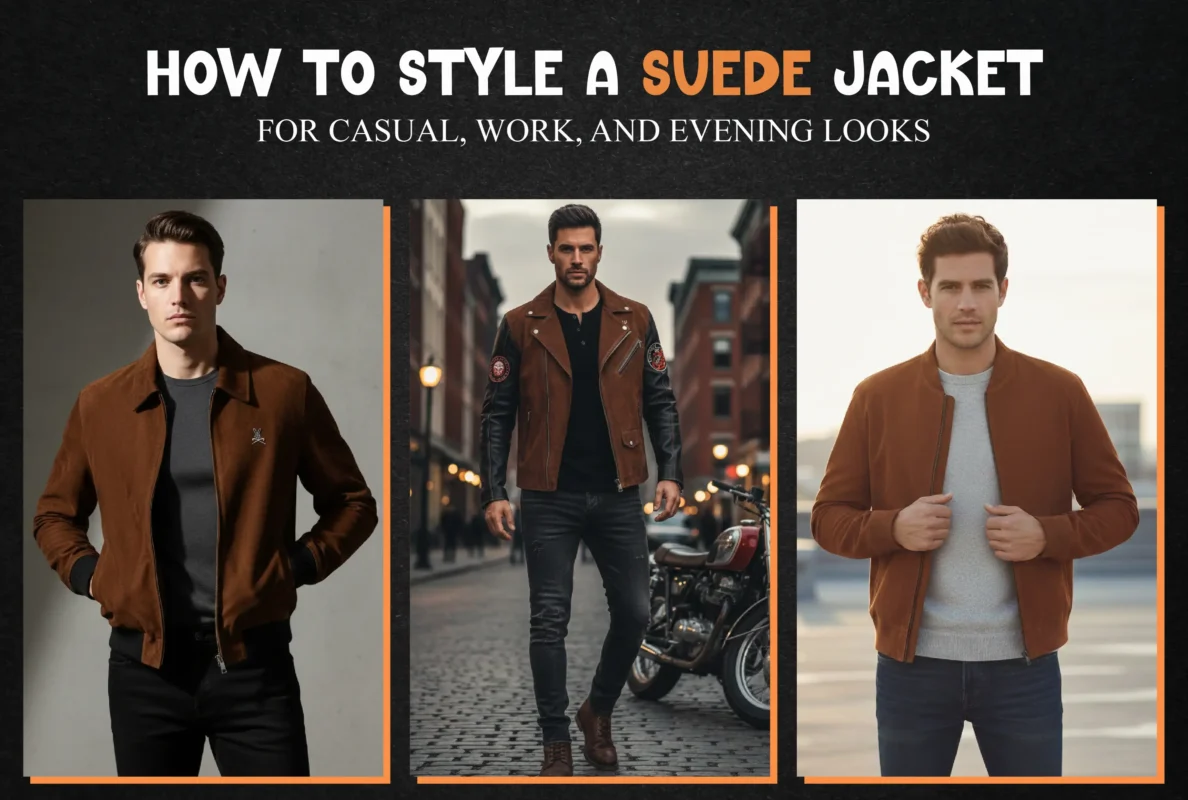 How to Style a Suede Jacket for Casual, Work, and Evening Looks