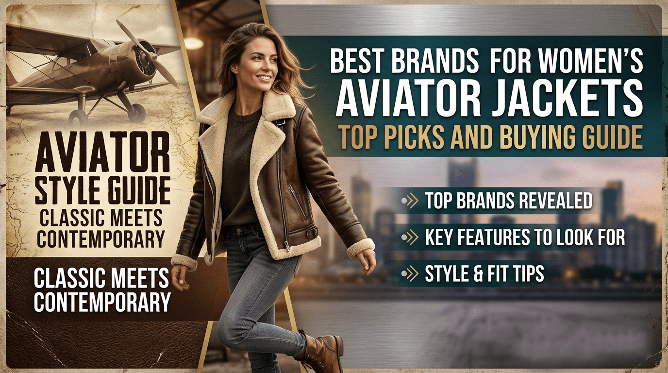 Best Brands for Women's Aviator Jackets: Top Picks and Buying Guide
