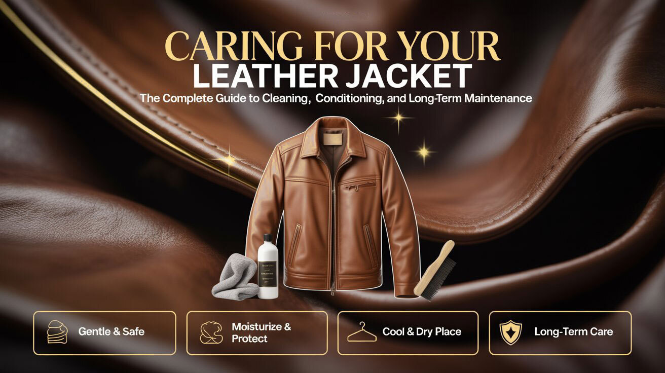 Caring for Your Leather Jacket: The Complete Guide to Cleaning, Conditioning, and Long-Term Maintenance