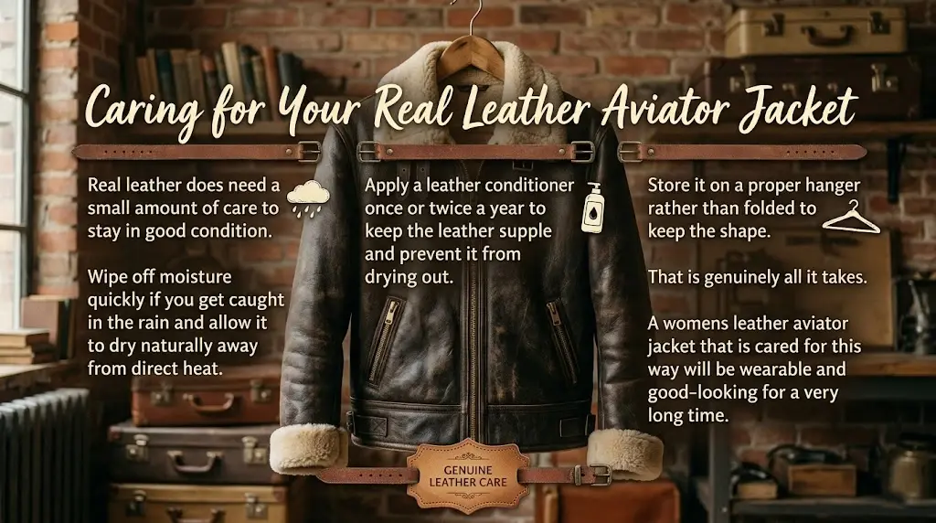 Caring for Your Real Leather Aviator Jacket