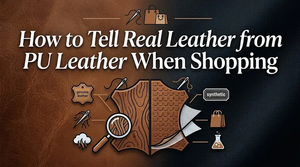 How to Tell Real Leather from PU Leather When Shopping