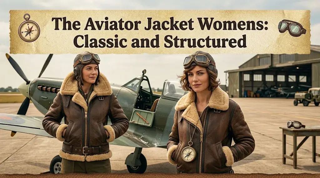 The Aviator Jacket Womens: Classic and Structured