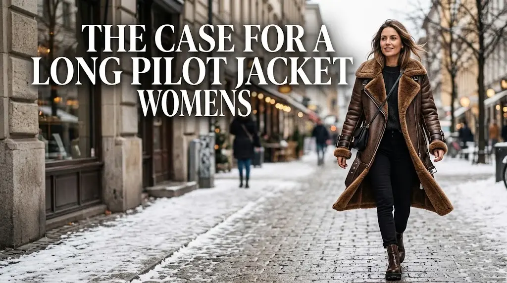 The Case for a Long Pilot Jacket Womens
