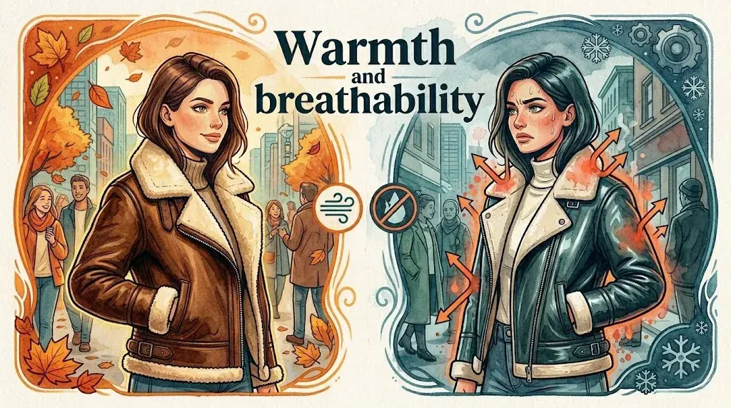 Warmth and breathability