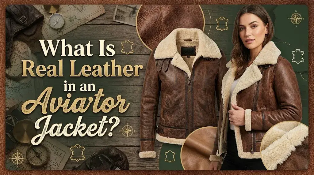 What Is Real Leather in an Aviator Jacket?