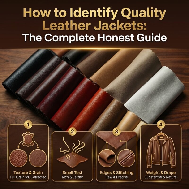 How to Identify Quality Leather Jackets: The Complete Honest Guide