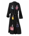 Black Tyler Durden Fight Club Mug Print Bath Robe