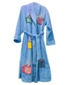 Blue Tyler Durden Fight Club Mug Print Bath Robe