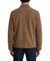 Classic Mens Brown Suede Shacket back