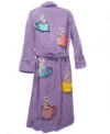 Purple Tyler Durden Fight Club Mug Print Bath Robe Back