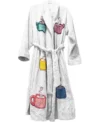 White Tyler Durden Fight Club Mug Print Bath Robe