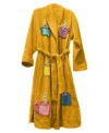 Yellow Tyler Durden Fight Club Mug Print Bath Robe