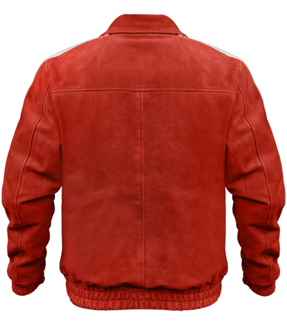 Adidas Chinese New Year Red Suede Leather Jacket Multicolor back