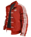 Adidas Chinese New Year Red Suede Leather Jacket Multicolor side