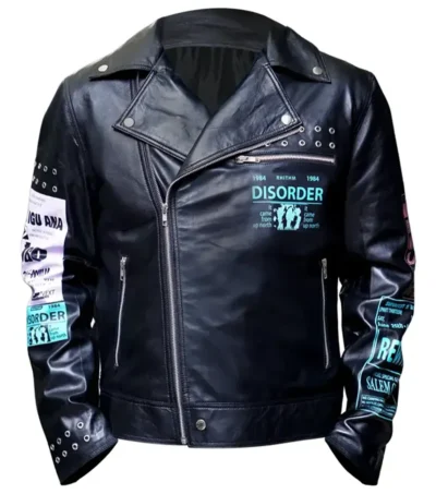 Bloody Valentine Megan Fox Black Leather Biker Jacket