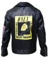 Bloody Valentine Megan Fox Black Leather Biker Jacket back