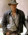 Buy Indiana Jones Harrison Ford Brown Leather Jacket