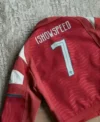 FIFA World Cup 2026 IShowSpeed Portugal Red Custom Leather Jacket Back Closeup