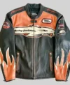 Harley Davidson Screamin Eagle Black Leather Jacket