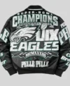 Meek Mill Pelle Pelle Eagles Jacket back