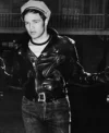 Men's Marlon Brando The Wild One Black Biker Jacket