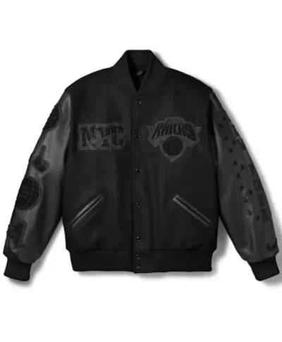NY Knicks Nike 2026 Champions Black Jacket