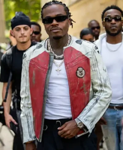 PFW 2026 Gunna Leather Jacket