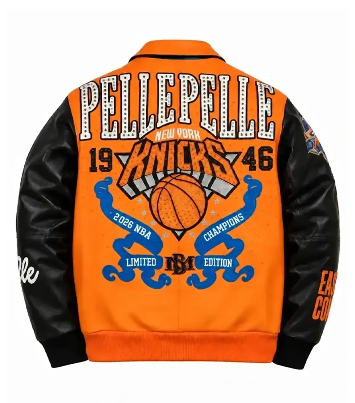 Pelle Pelle x FISLL Knicks Jacket Black