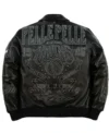 Pelle Pelle x FISLL Knicks Jacket Orange Black back