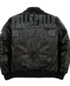 Pelle Pelle x FISLL Knicks Orange Black Jacket back