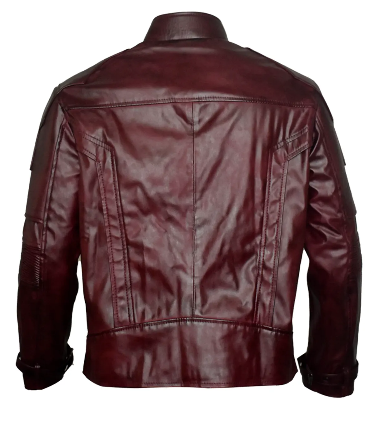 Star Lord Guardians of the Galaxy Vol 2 Leather Jacket back