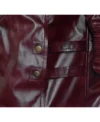 Star Lord Guardians of the Galaxy Vol 2 Leather Jacket close up