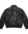 Supreme x Vanson Spider-Man Black Jacket back