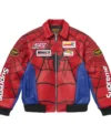 Supreme x Vanson Spider-Man Red Jacket