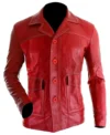 Tyler Durden fight club Signature Brad Pitt Red Jacket