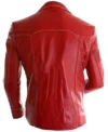 Tyler Durden fight club Signature Brad Pitt Red Jacket back