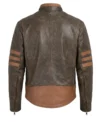 X Men Origins Wolverine Leather Jacket back