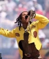 2026 FIFA World Cup Closing Ceremony Swae Lee Leather Flowerboy Jacket
