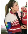 2026 Gabrielle Figueiredo The king of Brazil Arsenal Motorcycle Leather Jacket Right