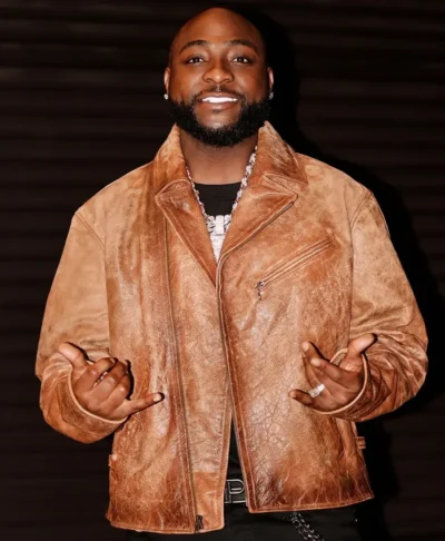 2026 London Davido Leather Jacket
