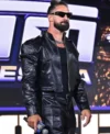 2026 New York City Fanatics Fest Seth Rollins Black Leather Jacket Right