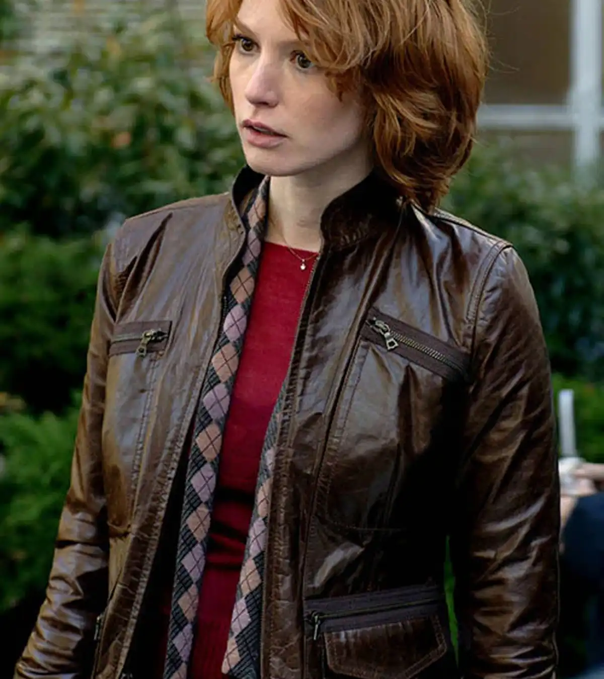 88 Minutes Alicia Witt Brown Jacket