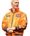AEW Zack Sabre Jr. Orange Leatehr Jacket