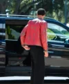 Achraf Hakimi Under Armour x 424 Red Leather Jacket Men and Women