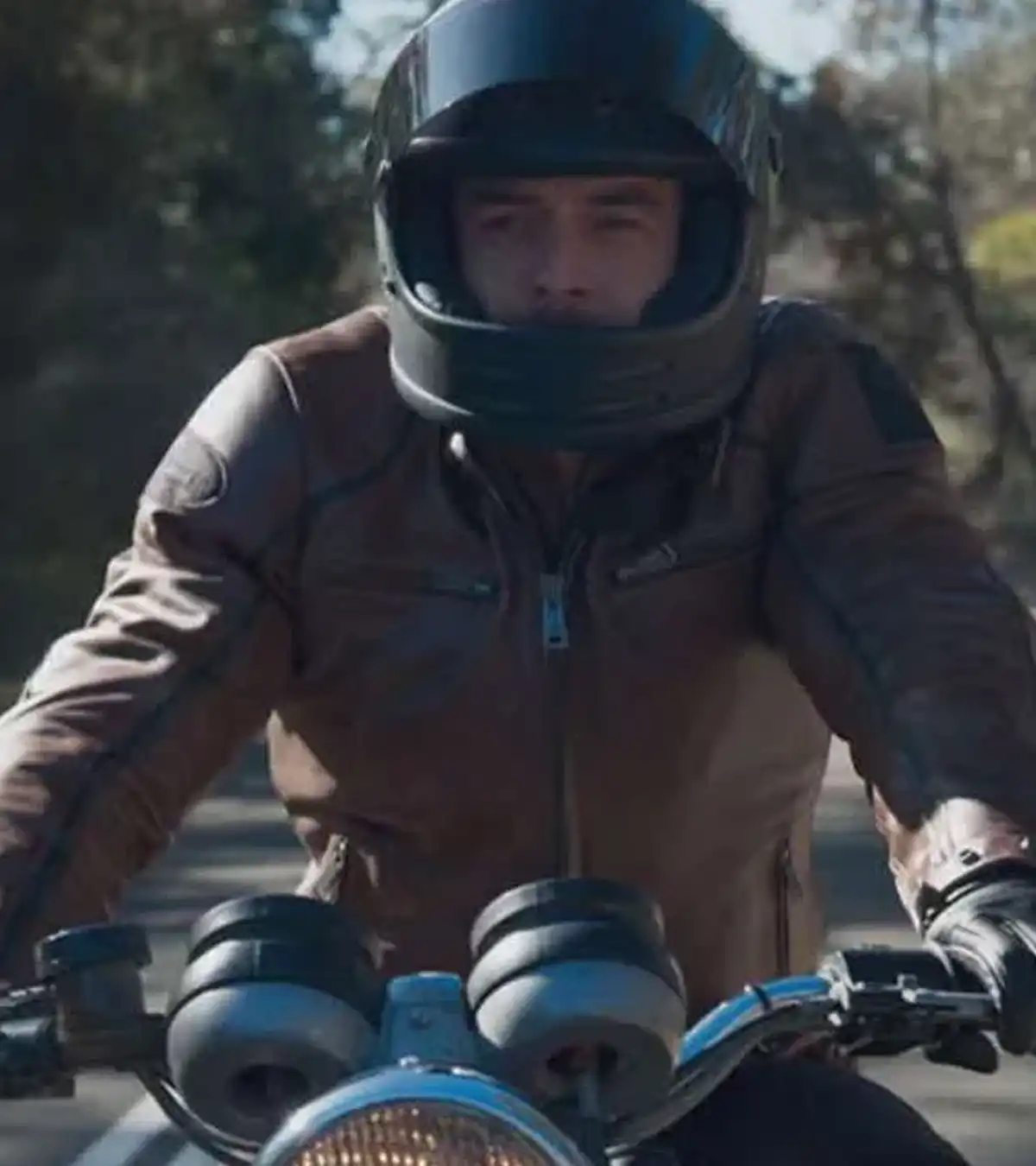 Adam Rowland Home and Away Brown Leather Jacket